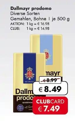Travel FREE Dallmayr prodomo Angebot