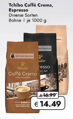 Travel FREE Tchibo caffé crema, espresso Angebot