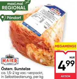 Maximarkt Österr. surstelze Angebot