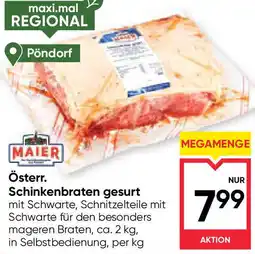 Maximarkt Österr. schinkenbraten gesurt Angebot