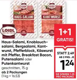 Maximarkt Haus-salami, knoblauch- salami Angebot