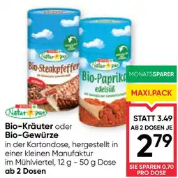 Maximarkt Bio-kräuter oder bio-gewürze Angebot