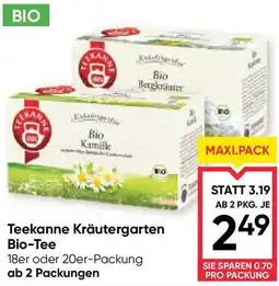 Maximarkt Teekanne kräutergarten bio-tee Angebot