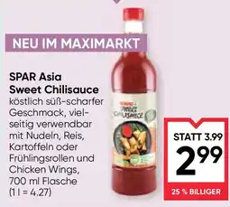Maximarkt Spar asia sweet chilisauce Angebot