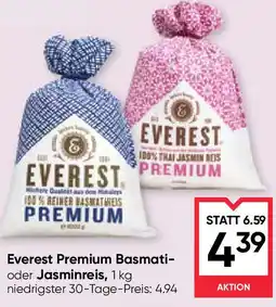 Maximarkt Everest premium basmati- oder jasminreis Angebot