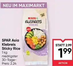 Maximarkt Spar asia klebreis sticky rice Angebot