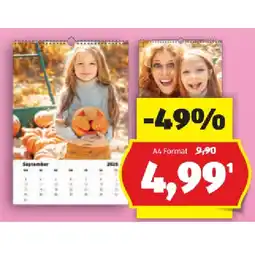 Hofer Wandkalender A4 Format HOFER Angebot