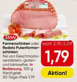 Spar Farmerschinken oder Radatz Putenfarmerschinken Angebot