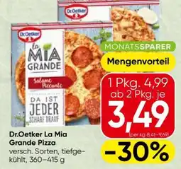 Spar Dr. Oetker La Mia Grande Pizza Angebot