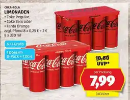 Hofer Coca Cola Limonaden Angebot