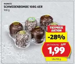 Hofer SCHWEDENBOMBE 108G 6ER Angebot