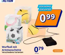 Action Wurfball mit Armmanschette Angebot