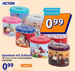 Action Spardose mit Schloss Angebot