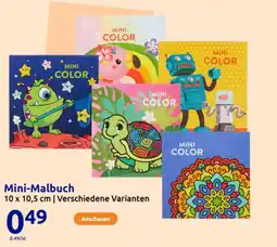 Action Mini Malbuch Angebot