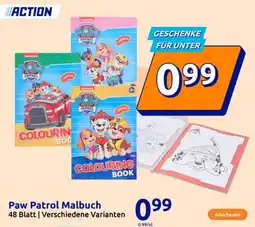 Action Paw Patrol Malbuch Angebot