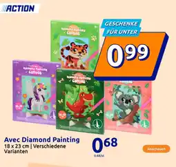Action Avec Diamond Painting Angebot