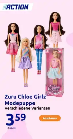 Action Zuru Chloe Girlz Modepuppe Angebot