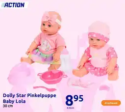 Action Dolly Star Pinkelpuppe Baby Lola Angebot