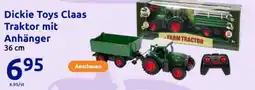 Action Dickie Toys Claas Traktor mit Anhänger Angebot
