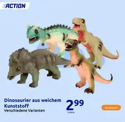 Action Dinosaurier aus weichem Kunststoff Angebot