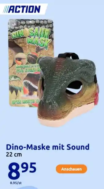 Action Dino Maske mit Sound Angebot