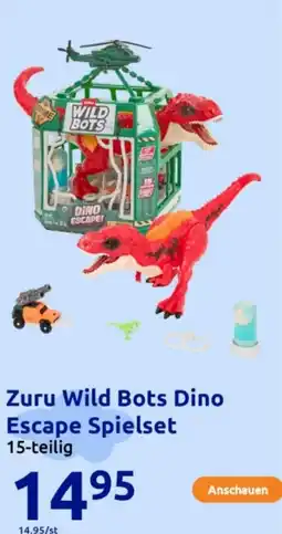 Action Zuru Wild Bots Dino Escape Spielset Angebot