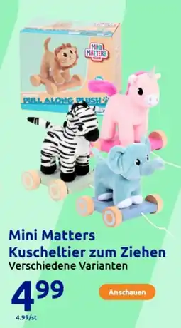 Action Mini Matters Kuscheltier zum Ziehen Angebot