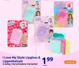 Action I Love My Style Lipgloss & Lippenbalsam Angebot