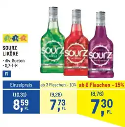 Metro Sourz liköre Angebot