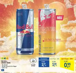 Metro Red bull energy drink Angebot