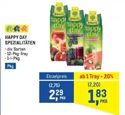 Metro Happy day spezialitäten Angebot