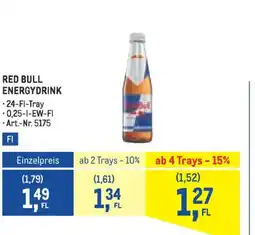Metro Red bull energydrink Angebot