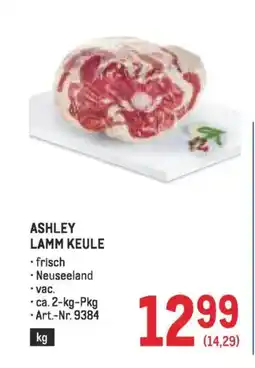 Metro Ashley lamm keule Angebot