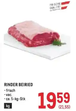 Metro Rinder beiried Angebot