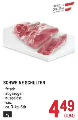 Metro Schweine schulter Angebot