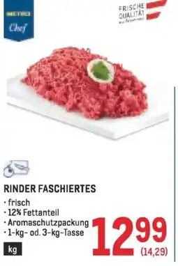 Metro Rinder faschiertes Angebot