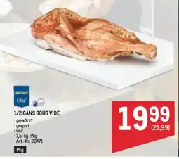 Metro 1/2 gans sous vide Angebot