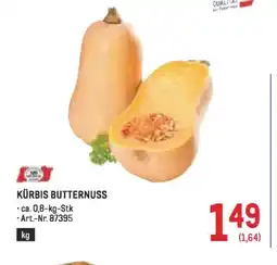 Metro Kürbis butternuss Angebot