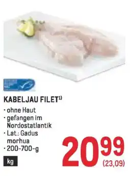 Metro Kabeljau filet Angebot