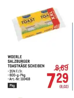 Metro Woerle salzburger toastkäse scheiben Angebot