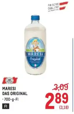 Metro Maresi das original Angebot