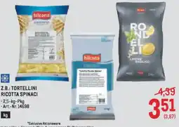 Metro Tortellini ricotta spinaci Angebot