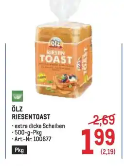 Metro Ölz riesentoast Angebot