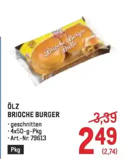 Metro Ölz brioche burger Angebot