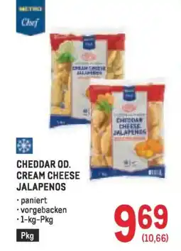 Metro Cheddar od. cream cheese jalapenos Angebot