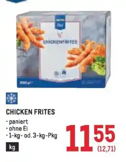 Metro Chicken frites Angebot