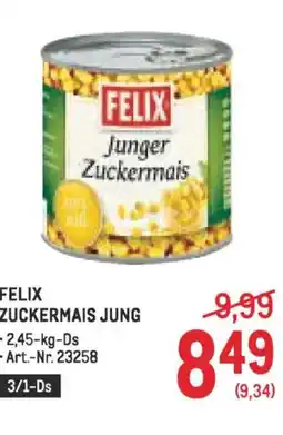 Metro Felix junger zuckermais Angebot
