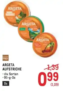 Metro Argeta aufstriche Angebot
