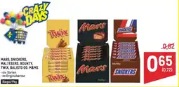 Metro Mars, snickers, maltesers, bounty, twix, balisto od. m&ms Angebot
