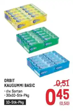 Metro Orbit kaugummi basic Angebot